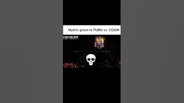 Mythic ghost in PUBG vs CODM #codm #shorts
