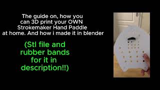 Strokemaker Hand Paddles – High Quality 3D Model | Blender Design | 3D Printable Swim Training Gear