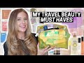 My travel beauty essentials skincare haircare makeup  bodycare i bring on vacation