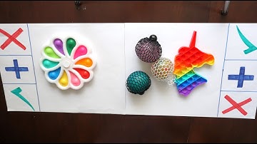 Play Pop it toys DIY video - Simple Dimple Pop it