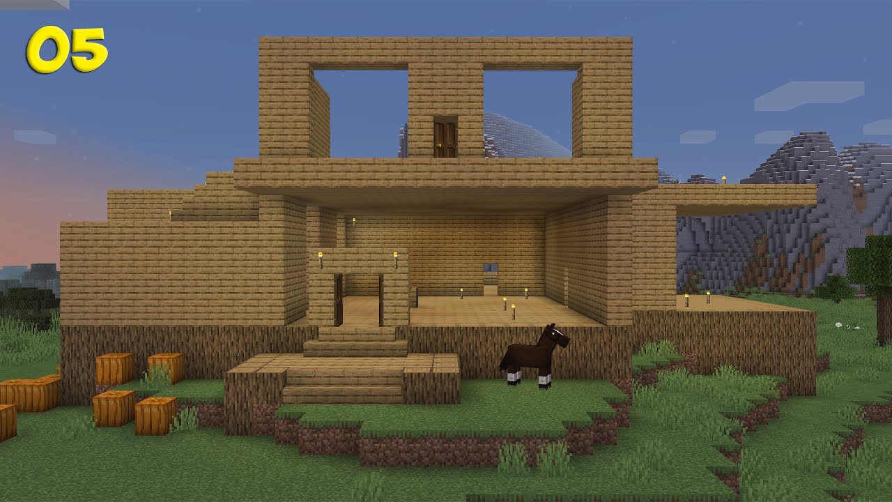 Minecraft survival #1, Projeto minha casa, minha vida