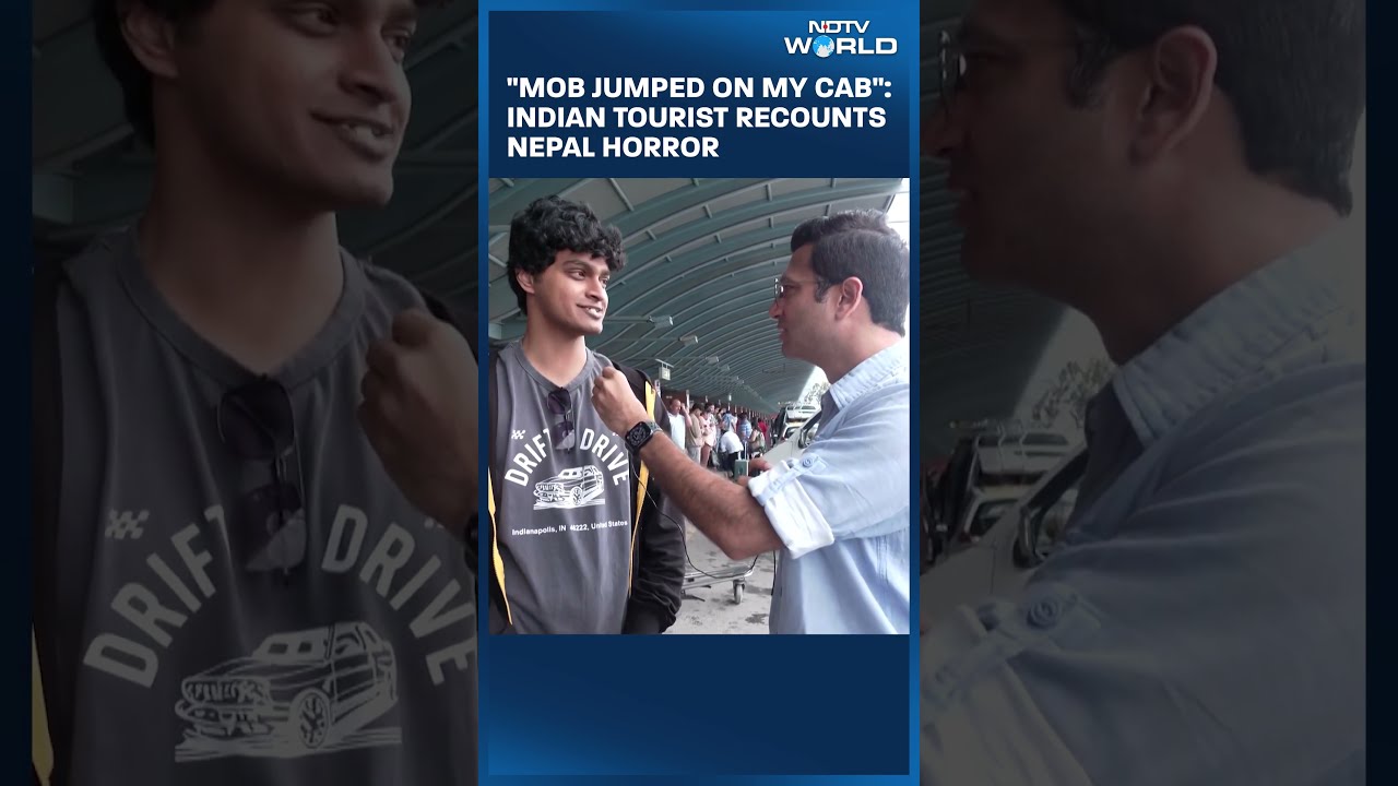 Nepal Protest News Indian Tourist Recounts Horror Mob Jumped On My Cab Smashed The Glass 