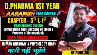 Information Haemopoietic System Full Chapter Explained | HAP Chapter 5 | Blood Formation, RBC, WBC, Platelets News