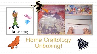 HOME CRAFTOLOGY COLOURFUL HOGWARTS DP - UNBOXING #HomeCraftology #Hogwarts  #DiamondPainting 