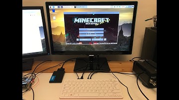 Minecraft 1.16.2 running on Raspberry Pi 400