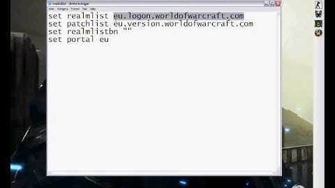 Wow change realmlist working 100%