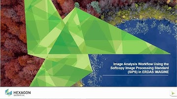 Image Analysis Workflow Using SIPS in ERDAS IMAGINE
