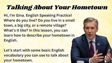Talking About Your Hometown - Spoken English Lesson