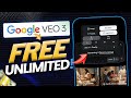 Google Veo 3 FREE UNLIMITED: Edit Long AI Videos Using Veo 3 AI Free | Google Veo 3 Free Access