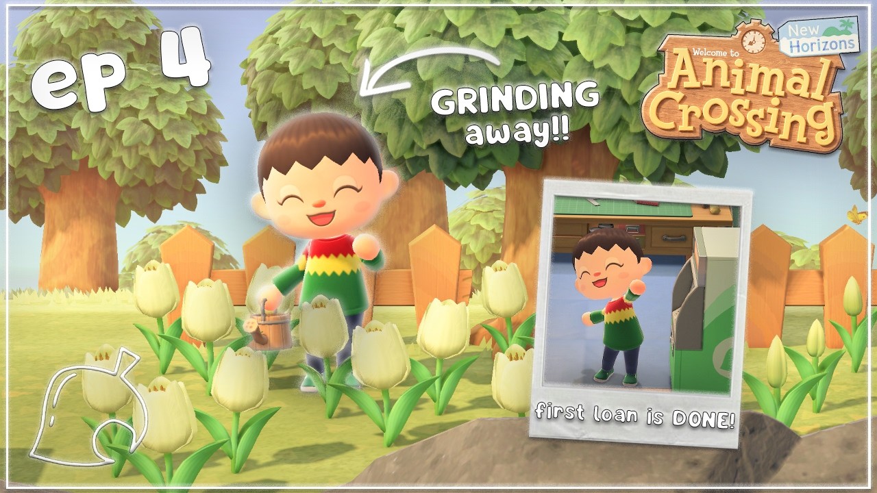 paying off my FIRST home loan!! 🌿 | animal crossing #4