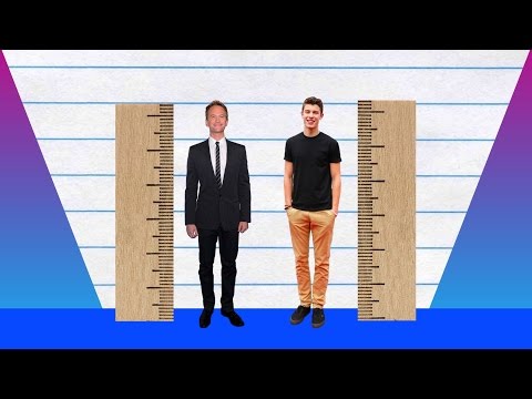 How Much Taller - Neil Patrick Harris Vs Shawn Mendes!