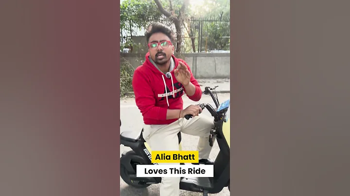✨ Alia Bhatt Vibes on EOX OLO Electric Scooter ⚡🛵