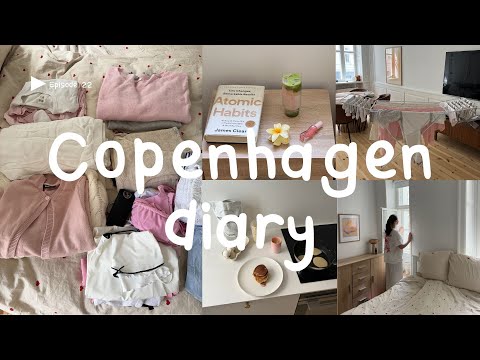 Copenhagen diary⎢Home stories, running errands, packing and pre travel duties