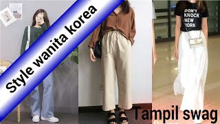 OOTD gaya wanita style korea 2021