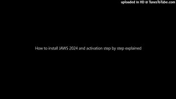 How to install JAWS 2024 and activation step by step explained