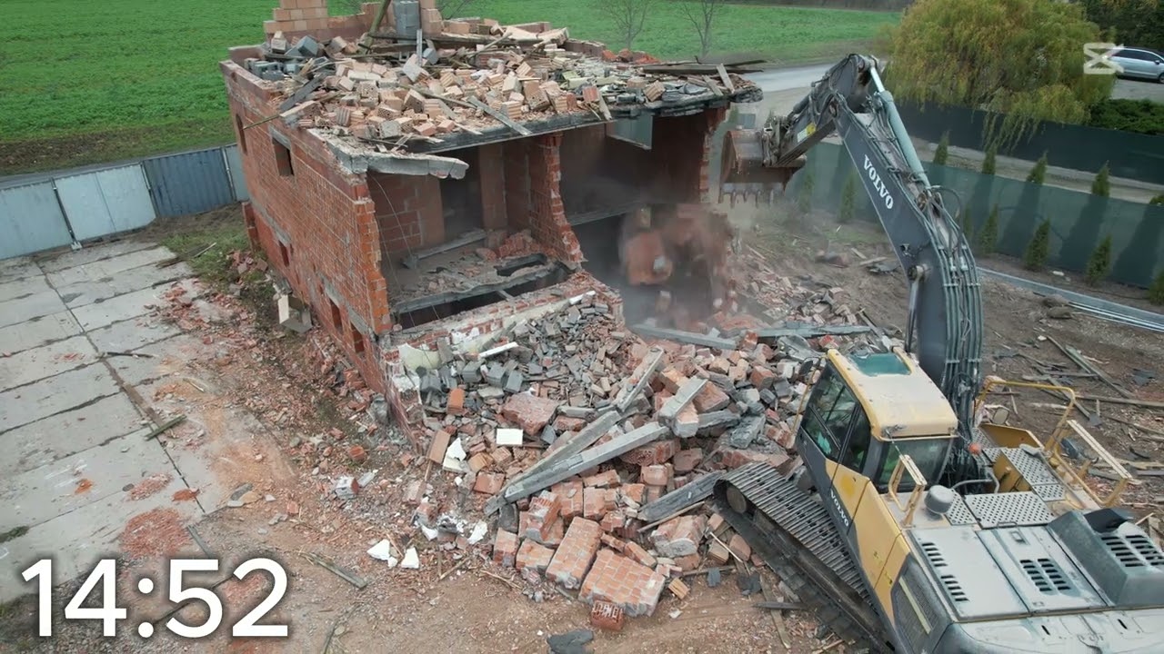 Rozbiórka budynku w godzinę!
