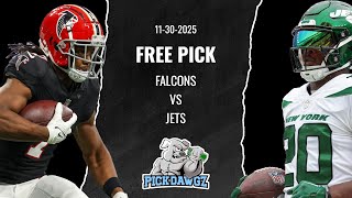 Atlanta Falcons vs New York Jets 11/30/25 NFL Pick & Prediction | NFL Week 13
