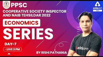 PPSC Cooperative Inspector, Naib Tehsildar 2022 | Economics | Series #7