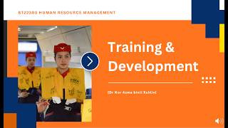 BT22303 HRM Topic 5 Training and Development