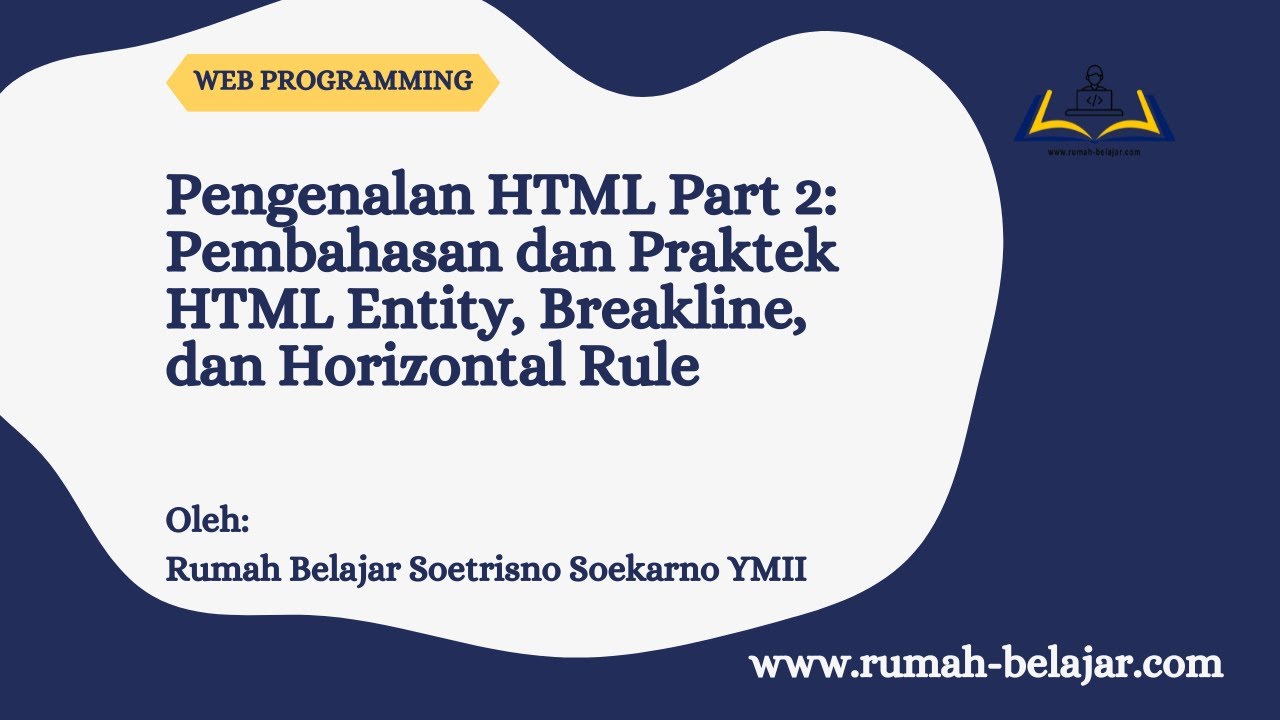Ruler Html Belajar HTML Dasar Part 2: Belajar Entities, Breakline, Horizontal Rule ...