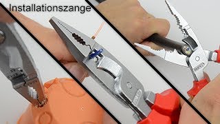 Knipex Elektro-Installationszange - Ein Werkzeug zum Schneiden, Abisolieren, Crimpen, Greifen, etc.