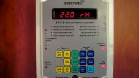 Sentinel EVC-2 Environmental controller demonstration