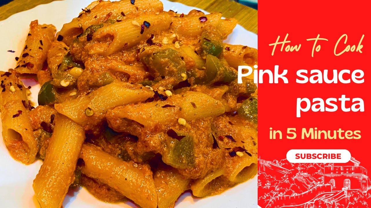 5-minute-easy-pink-sauce-pasta-1-pot-pasta-recipe-for-children-easy