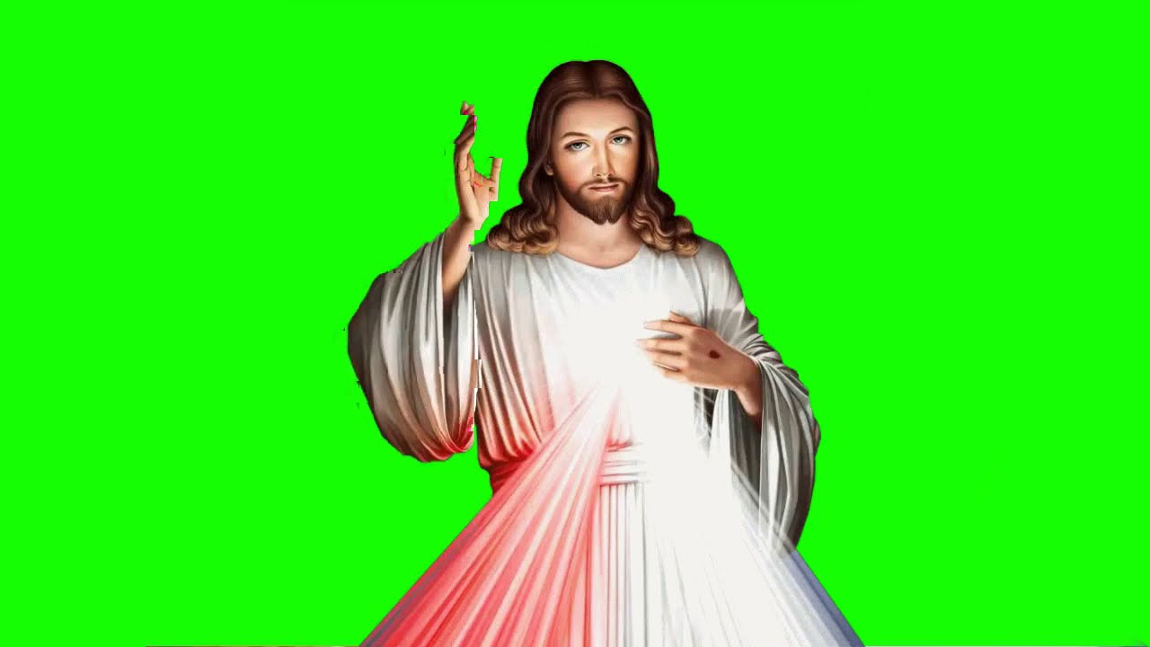 Blessing of Jesus Green Screen / Chroma Key YouTube