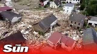 Germany floods: At least 70 dead and dozens more missing after record rainfall in western Europe