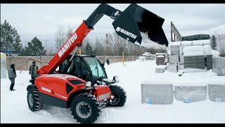 Тест-драйв телескопического погрузчика Manitou MT-X 625