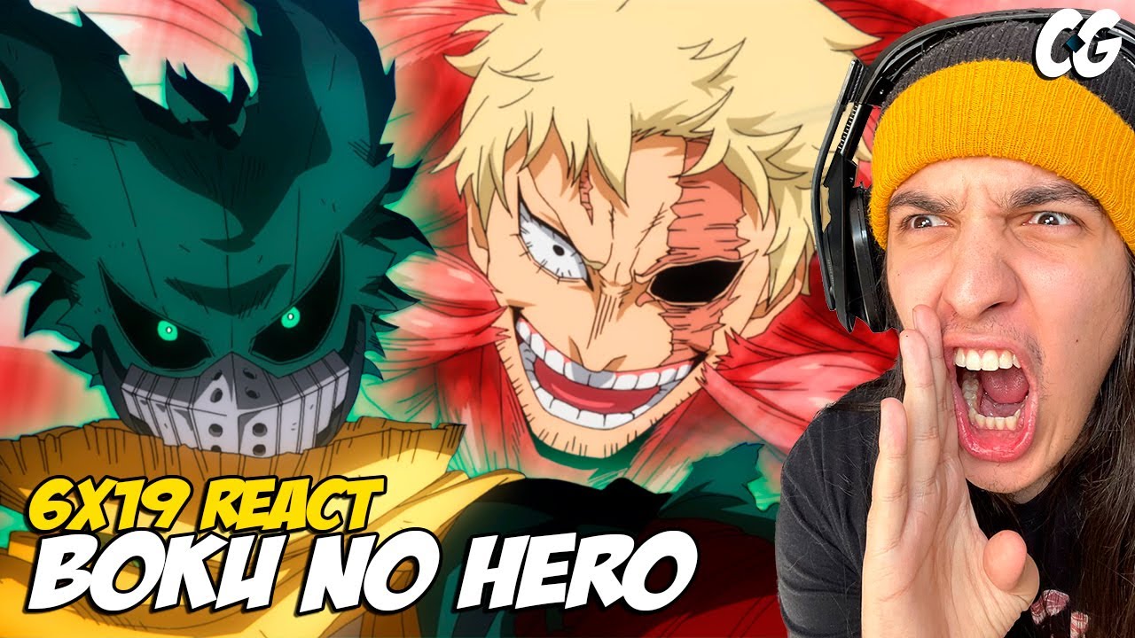 REVANCHE! DEKU DARK VS MUSCULAR - React Boku No Hero 6 ep 19 