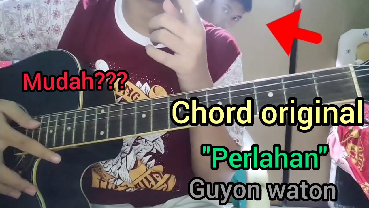 Chord gitar perlahan