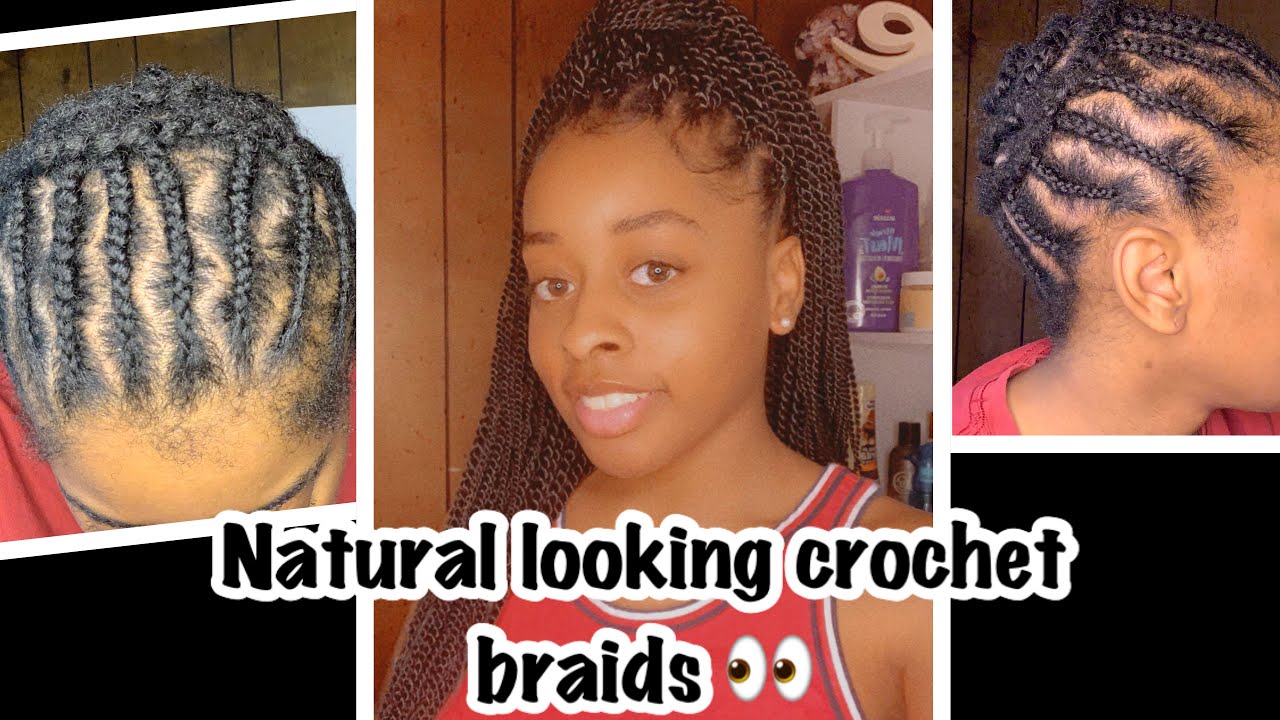 Zigzag Part Crochet Braids Very Natural Looking Youtube