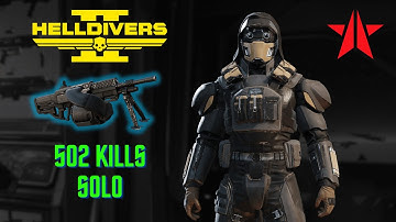 Helldivers 2: Automaton Solo Deathless Full Clear - HMG Build (Hardest Difficulty Gameplay)