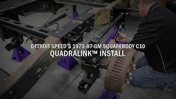 1973-87 GM Squarebody C10 Install - QUADRALink - Detroit Speed