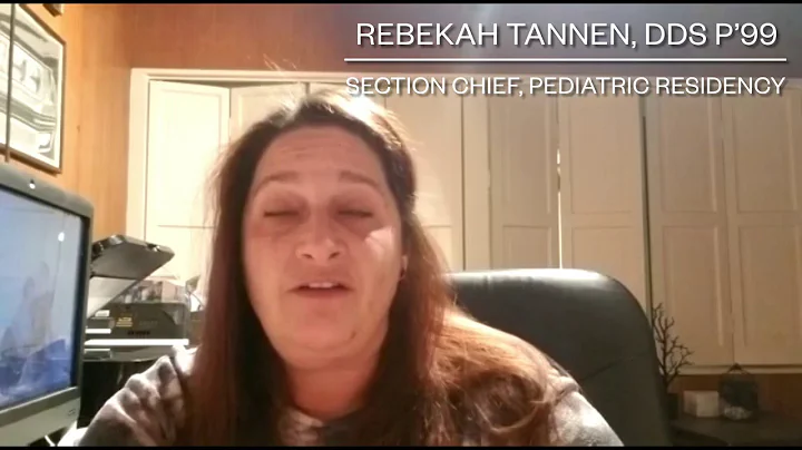 Dr. Rebekah Tannen: Section Chief Pediatric Dentistry Residency Program