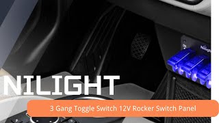 Celebrity 🔌 3-Gang Toggle Switch Panel Explained | Safe, Simple & Built for Off-Road Use Wealth