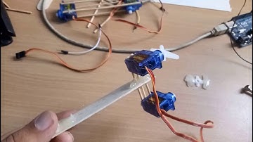 2018 | Controling servo motors with HC06 & controling a micro robotic arm with HC06