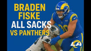 Braden Fiske – All Sacks vs. Panthers | Week 13 Defensive Highlights