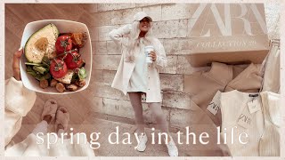 SPRING DAY IN THE LIFE | house viewings, breakfast bowls, zara haul + feta pasta bake