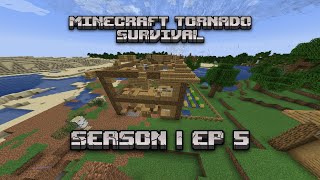 Minecraft Tornado Survival - Season 1 Ep 5 L Ef4 Tornado Destroys My Home