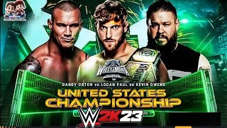  Match  Logan Paul Vs Kevin Owens Vs Randy Orton  loganpaul randyorton wwe  wrestlemania40