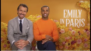 Lucien Laviscount and William Abadie Talk “Emily in Paris” Season 3 aka Saison Trois