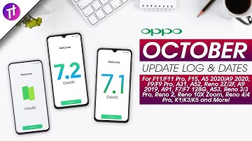 🔴 October Update For Oppo A5 2020/A9 2020, F11/F11 Pro, F15, A31, F9/F9 Pro, Reno 2Z/2F, A52 & More