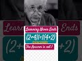 Learning Never Ends @parmstudy #maths #testandlearn #brainteasers #puzzle #iqtest #yt #dj #music