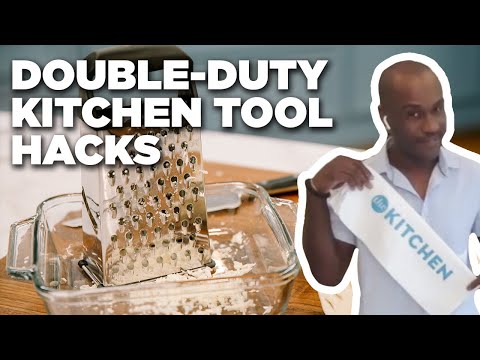 Double Duty Kitchen Tool Hacks with Cliff Crooks The Kitchen Food Network