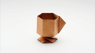 ORIGAMI COFFEE CUP (Shuzo Fujimoto) by Origami with Jo Nakashima 51,369 views 1 year ago 13 minutes, 53 seconds