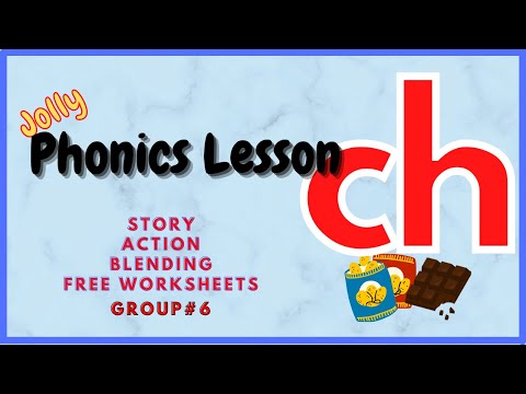 Phonics Lesson Ch Sound// Story/ Action/ Blending