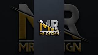 MR logo design on android phone #shorts #logo #design #mrlogo