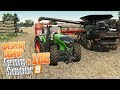 У фермера на поле созрели бобы - ч108 Farming Simulator 19